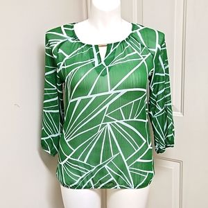 Zac & Rachel Kelly Green Blouse